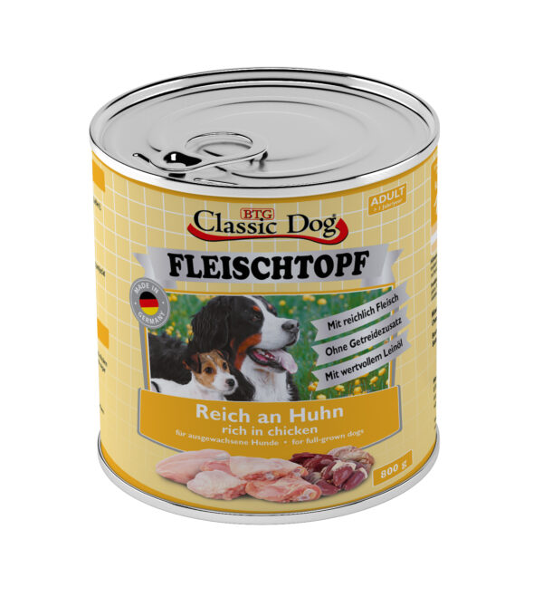 Classic Dog Fleischtopf Huhn 800gD