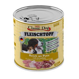 Classic Dog Fleischtopf Pute 800gD