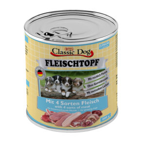 Classic Dog FlTopf Jun 4Flei 800gD