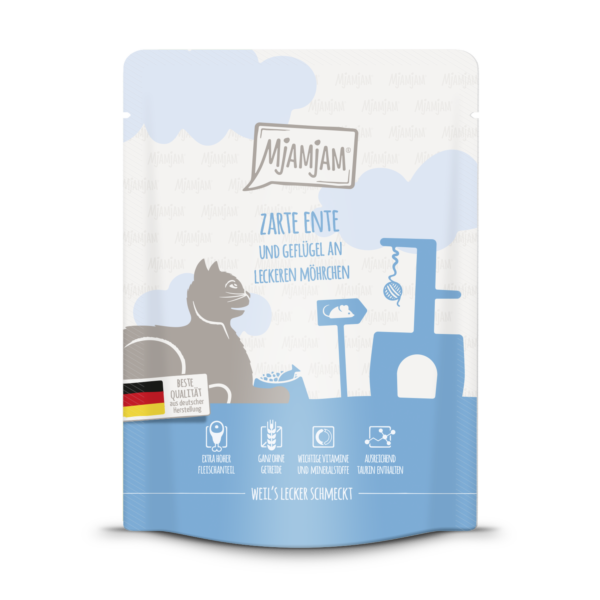 MjAMjAM Katze Ente+Geflüg+Mö 300gP