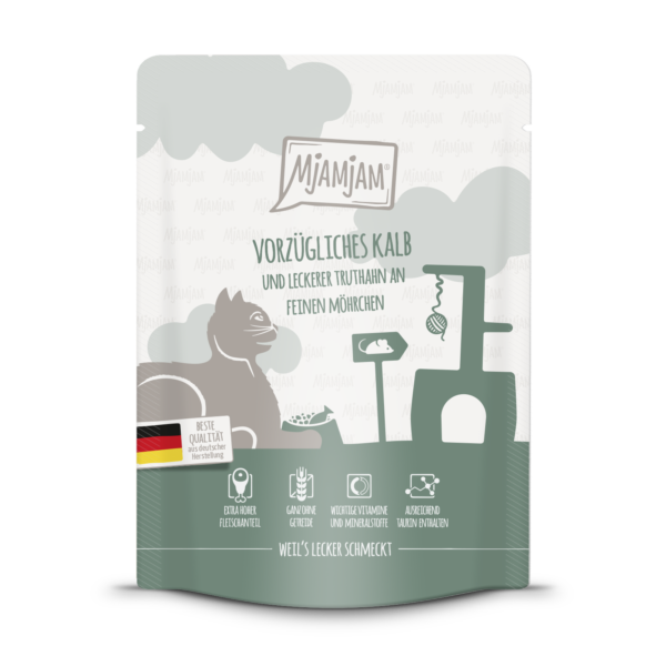 MjAMjAM Katze Kalb+Trutha+Möh 300gP
