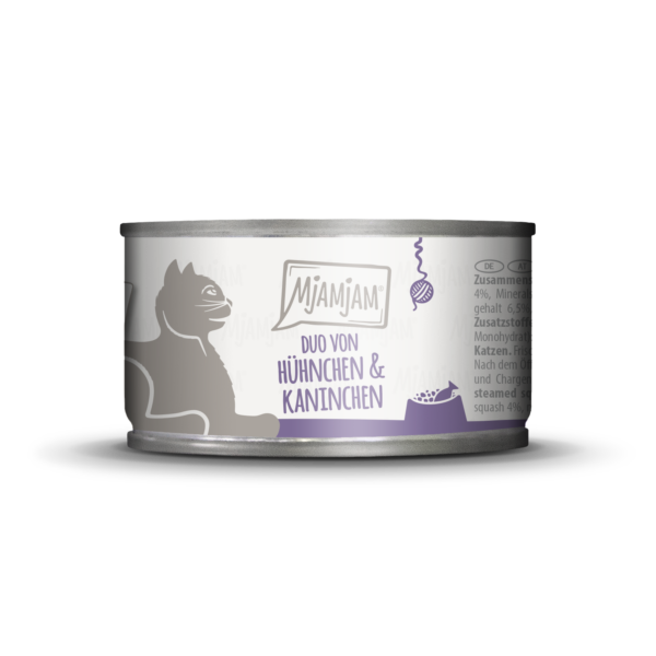 MjAMjAM Katze DUO Hühnchen+Kaninchen+Kürbis 100gD