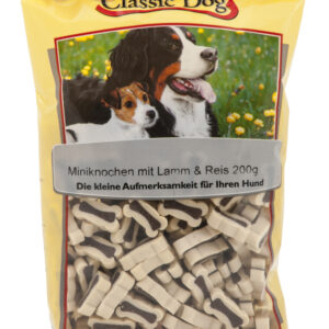 Classic Snack Miniknochen Lamm Reis 200g