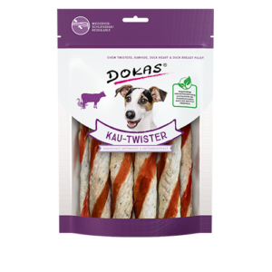 Dokas KauTwist Rind-Ente 200g
