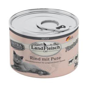 Landfleisch Cat Past Rind+Pute 195gD