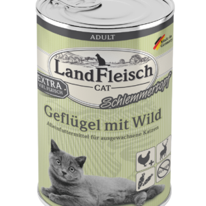 Landfleisch Cat Topf Geflügel+Wild 400gD