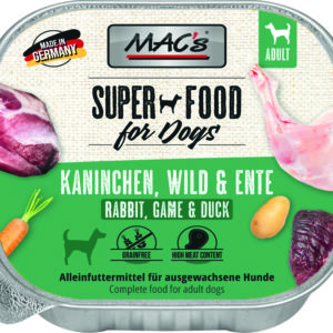 MAC's DOG Kaninchen, Wild & Ente 150g