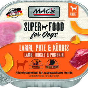 MAC's DOG Lamm, Pute & Kürbis 150g