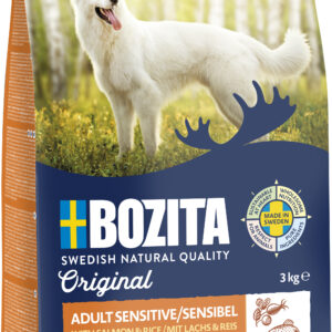 Bozita Dog Original Adult Sensitive Skin + Coat 3kg