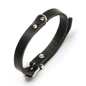 Karlie RONDO Halsband genietet - Schwarz - 25 mm, 70 cm
