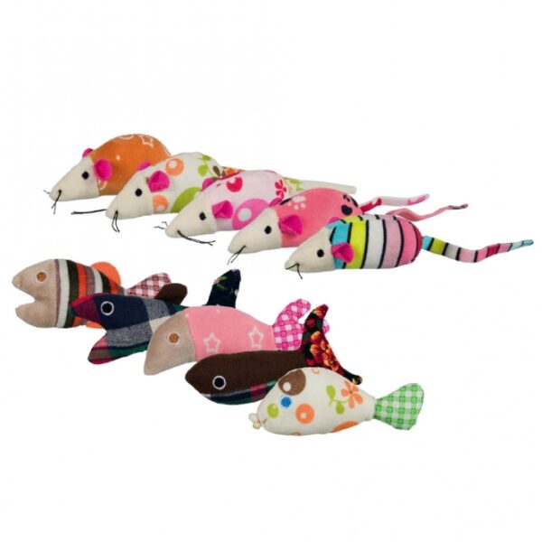 Trixie Katzenspielzeug Maus oder Fisch – Bild 4