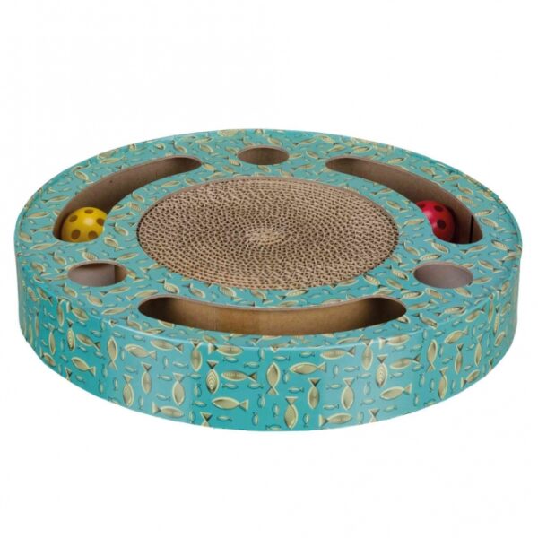 Trixie Kratztrommel aus Pappe mit Spielbällen – Bild 4